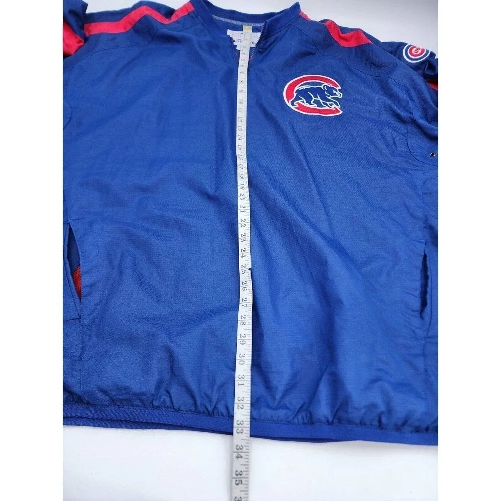 Chicago Cubs Majestic Pullover Warm Up Jacket Men’s 3XT MLB 90’s Vintage